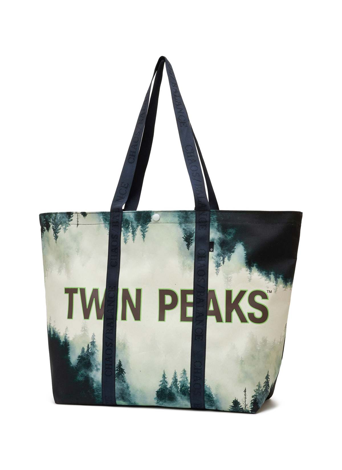 新品 UNDERCOVER Twin Peaks 転写ショルダートートバッグ Undercover Twin Peaks Tote Bag - Black | Garmentory
