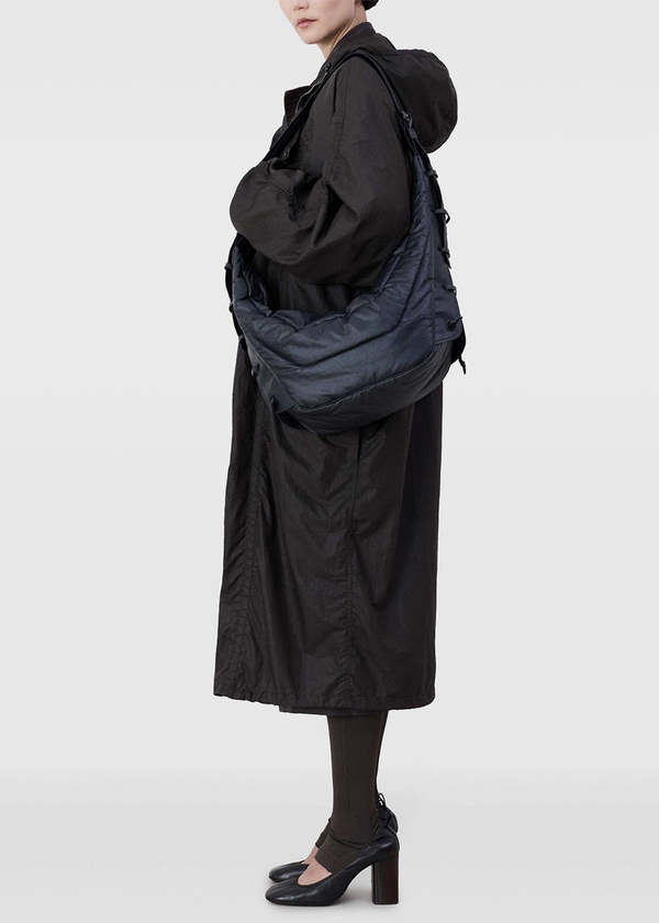 Lemaire Medium Soft Game Bag - Ash Black | Garmentory