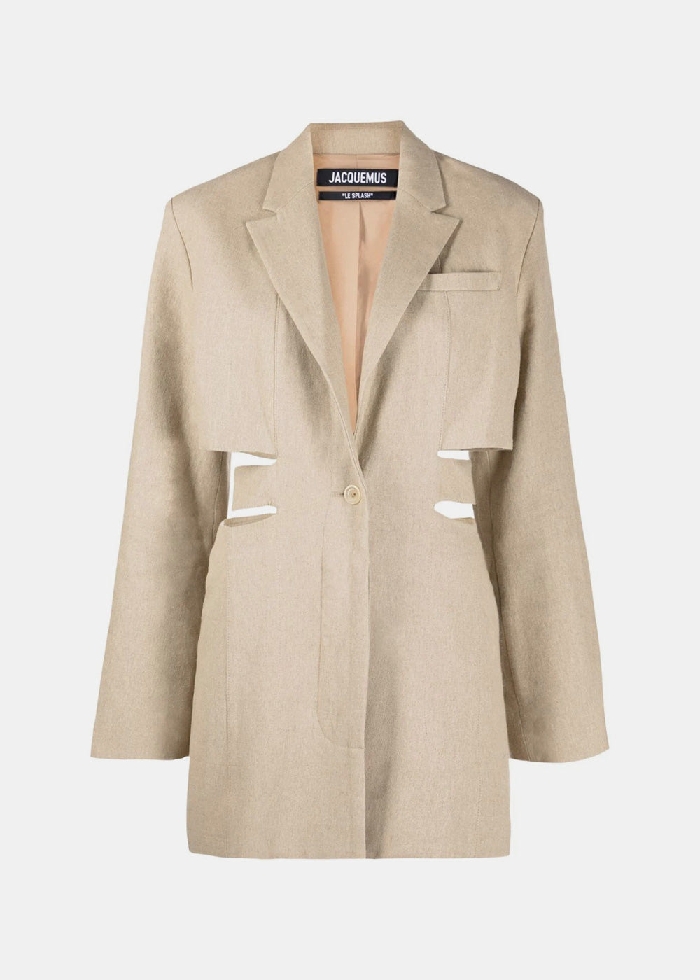 white christmas dresses Cut Out Shoulder Jacket