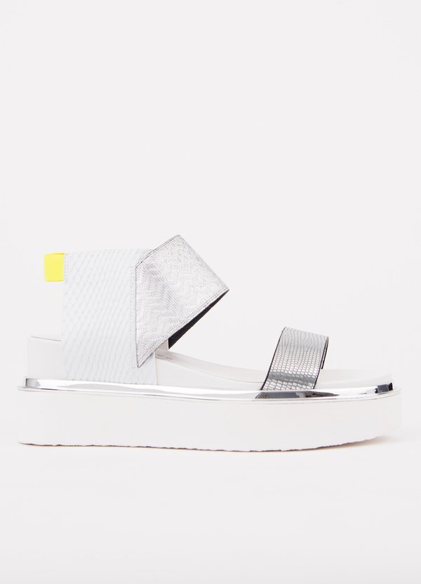 United Nude Rico Sandal - Silver/Lime United Nude Rico Sandal - Silver/Lime