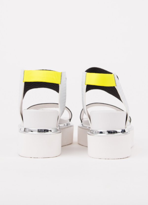 United Nude Rico Sandal - Silver/Lime United Nude Rico Sandal - Silver/Lime