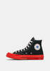 Comme des Garçons PLAY Converse Chuck 70 Sneakers - Black/Red - Thumbnail 2
