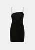 Jacquemus Black La mini robe Aro Minidress - Black - Thumbnail 4