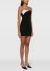 Jacquemus Black La mini robe Aro Minidress - Black - Thumbnail 3