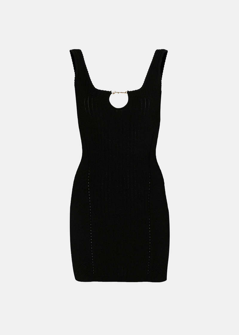 Jacquemus Black La mini robe Sierra Minidress - Black