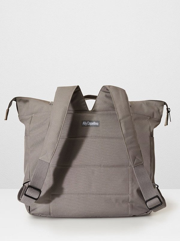 Unisex Ally Capellino Frank Rip Rucksack in Grey Unisex Ally Capellino Frank Rip Rucksack in Grey