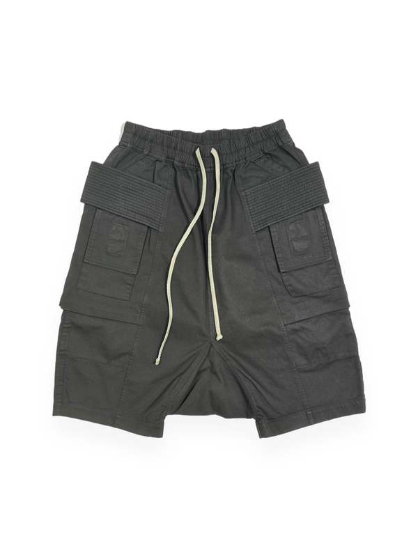 Rick Owens CREATCH CARGO PODS Shorts - Black | Garmentory