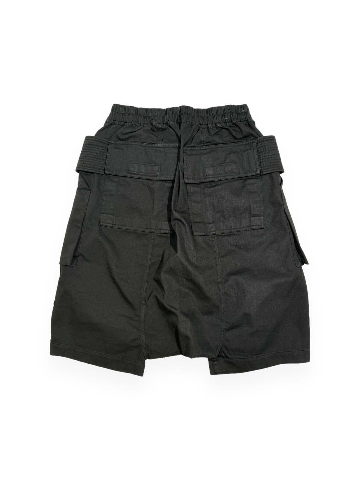 Rick Owens CREATCH CARGO PODS Shorts - Black | Garmentory