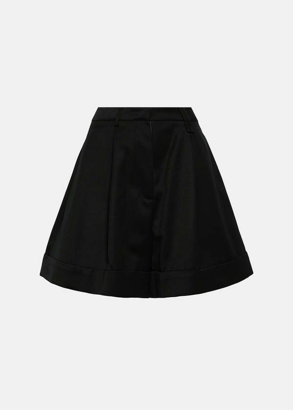 Simone Rocha High-Rise Flared Shorts - Black
