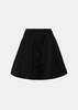 Simone Rocha High-Rise Flared Shorts - Black - Thumbnail 1