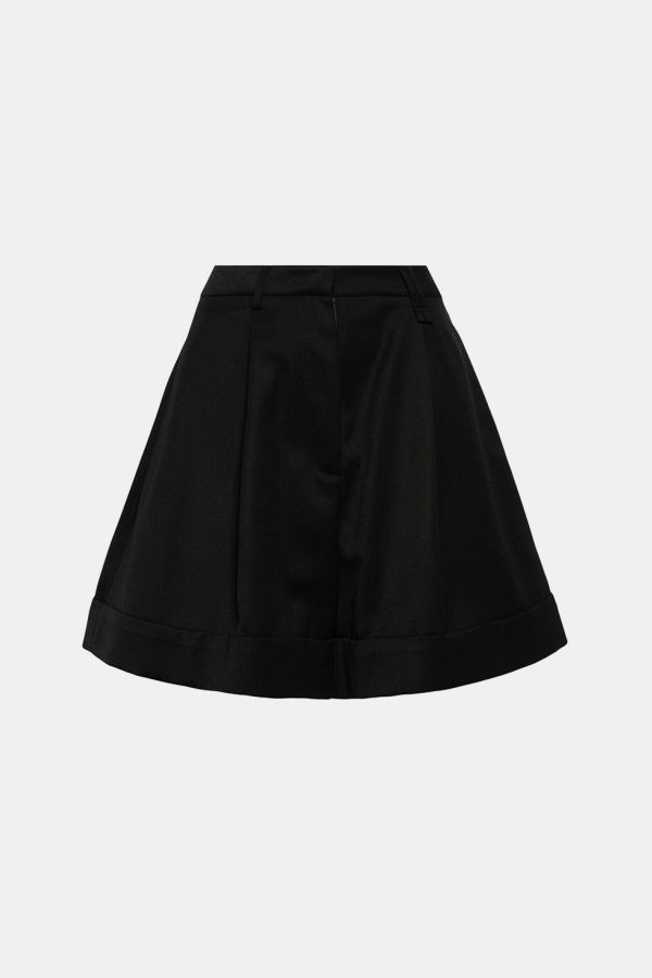 Simone Rocha High-Rise Flared Shorts - Black