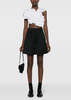 Simone Rocha High-Rise Flared Shorts - Black - Thumbnail 2