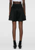 Simone Rocha High-Rise Flared Shorts - Black - Thumbnail 3