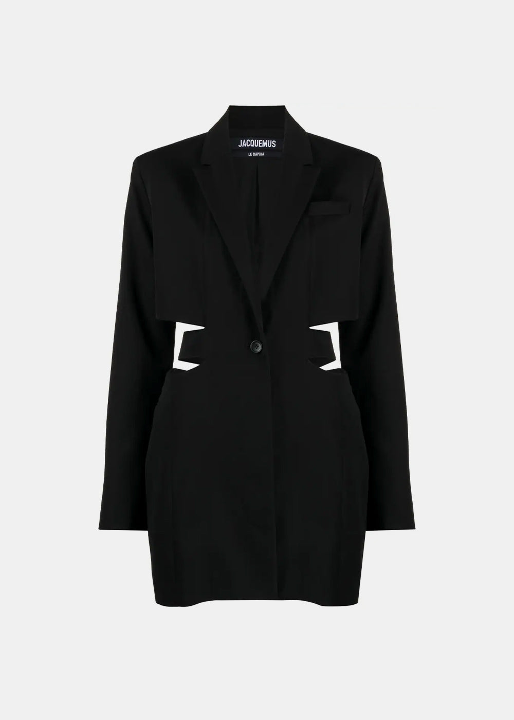 Jacquemus La Robe Bari Blazer Dress - Black | Garmentory