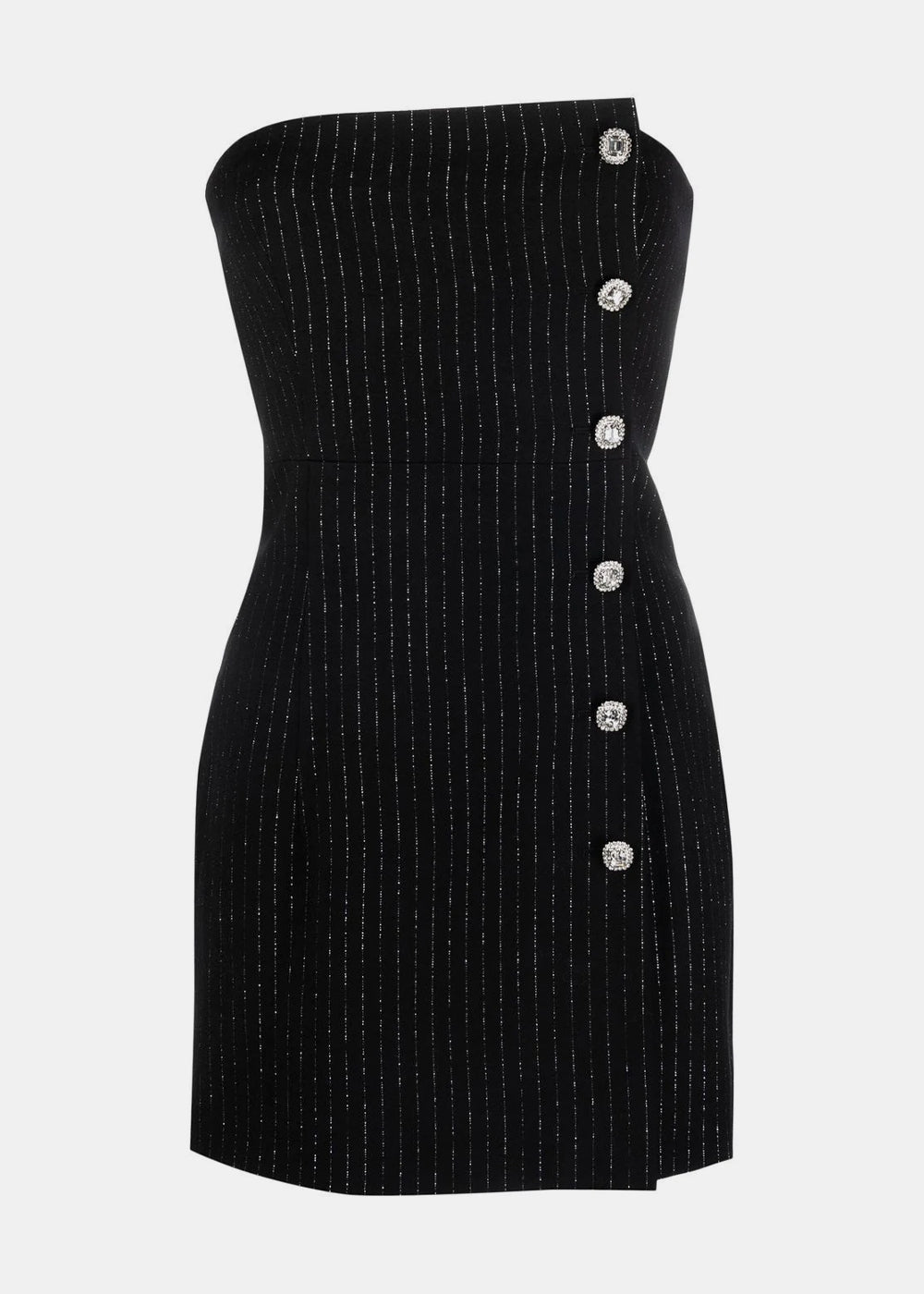 pinstripe sleeveless bustier dress pinstripe tailored bustier