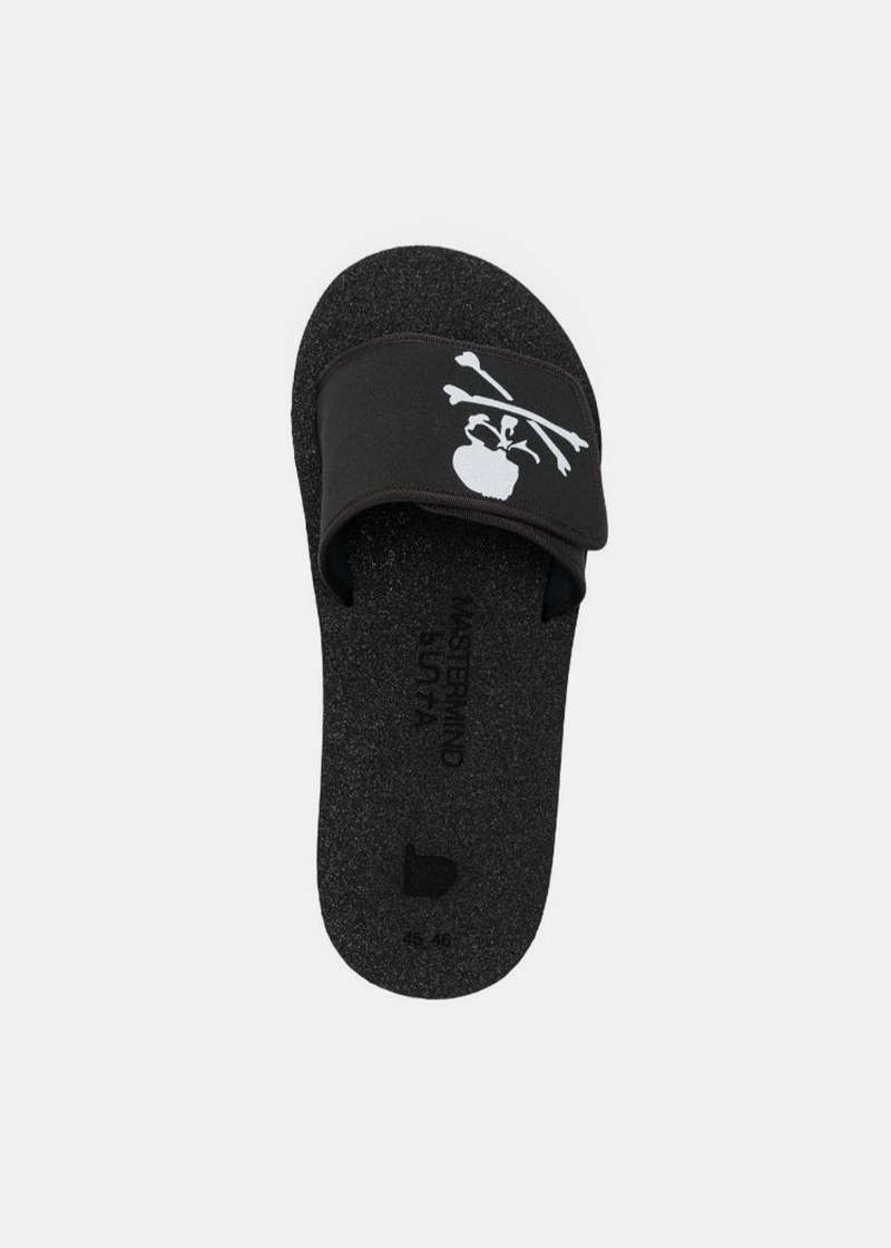 buntaro × MASTERMIND WORLD sandal MASTERMIND WORLD Men's x Buntaro Slide in Black MASTERMIND WORLD
