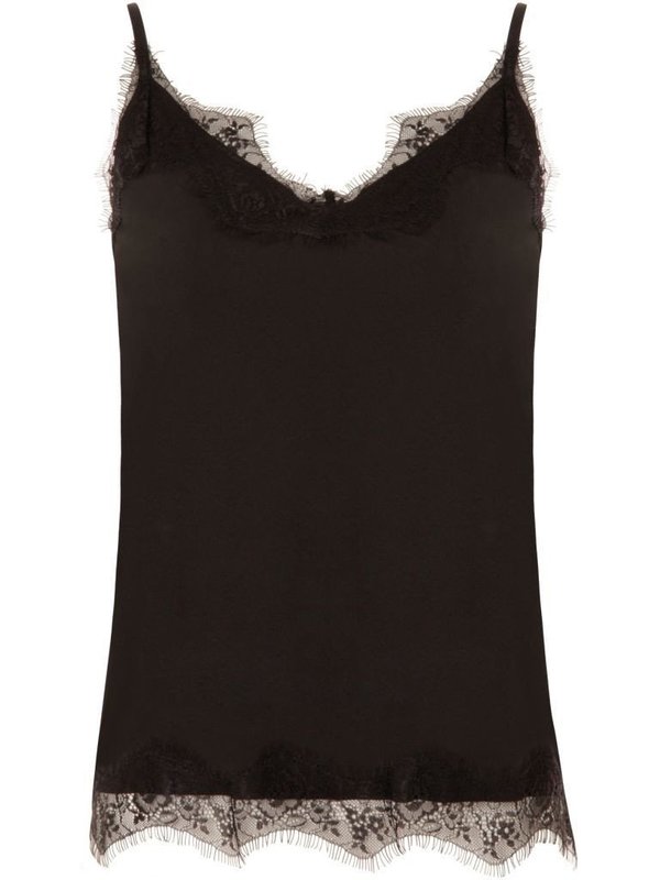 Coster Copenhagen Fringe Cami in Black Coster Copenhagen Fringe Cami in Black