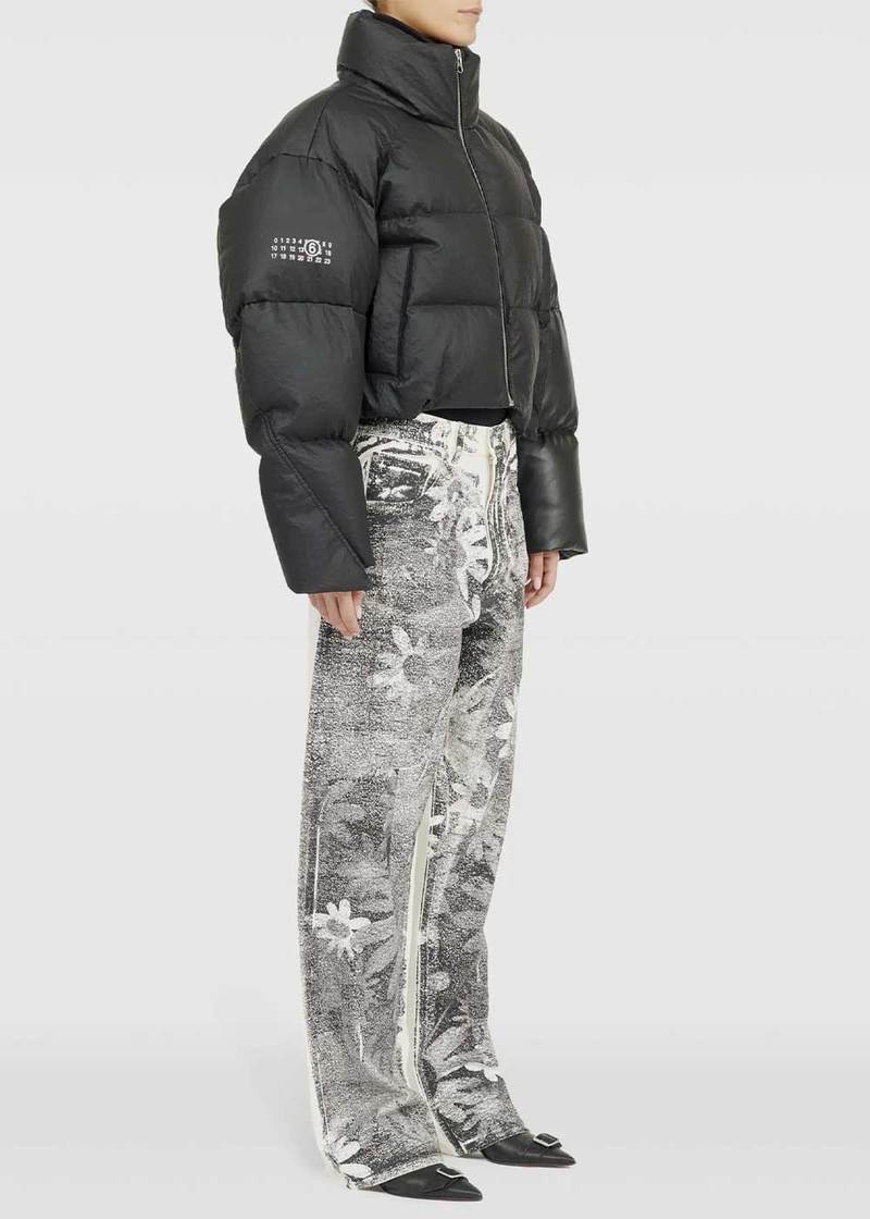 MM6 X CHENPENG Cropped Down Jacket