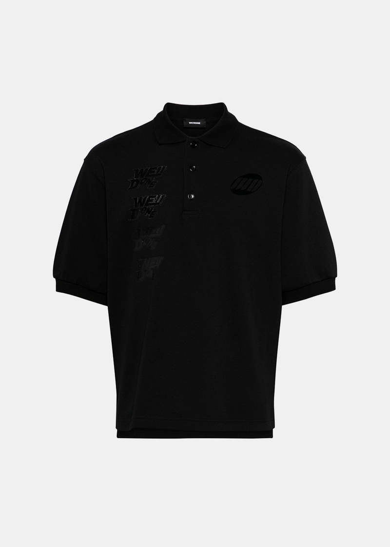 we11done Polo Shirt - Black | Garmentory