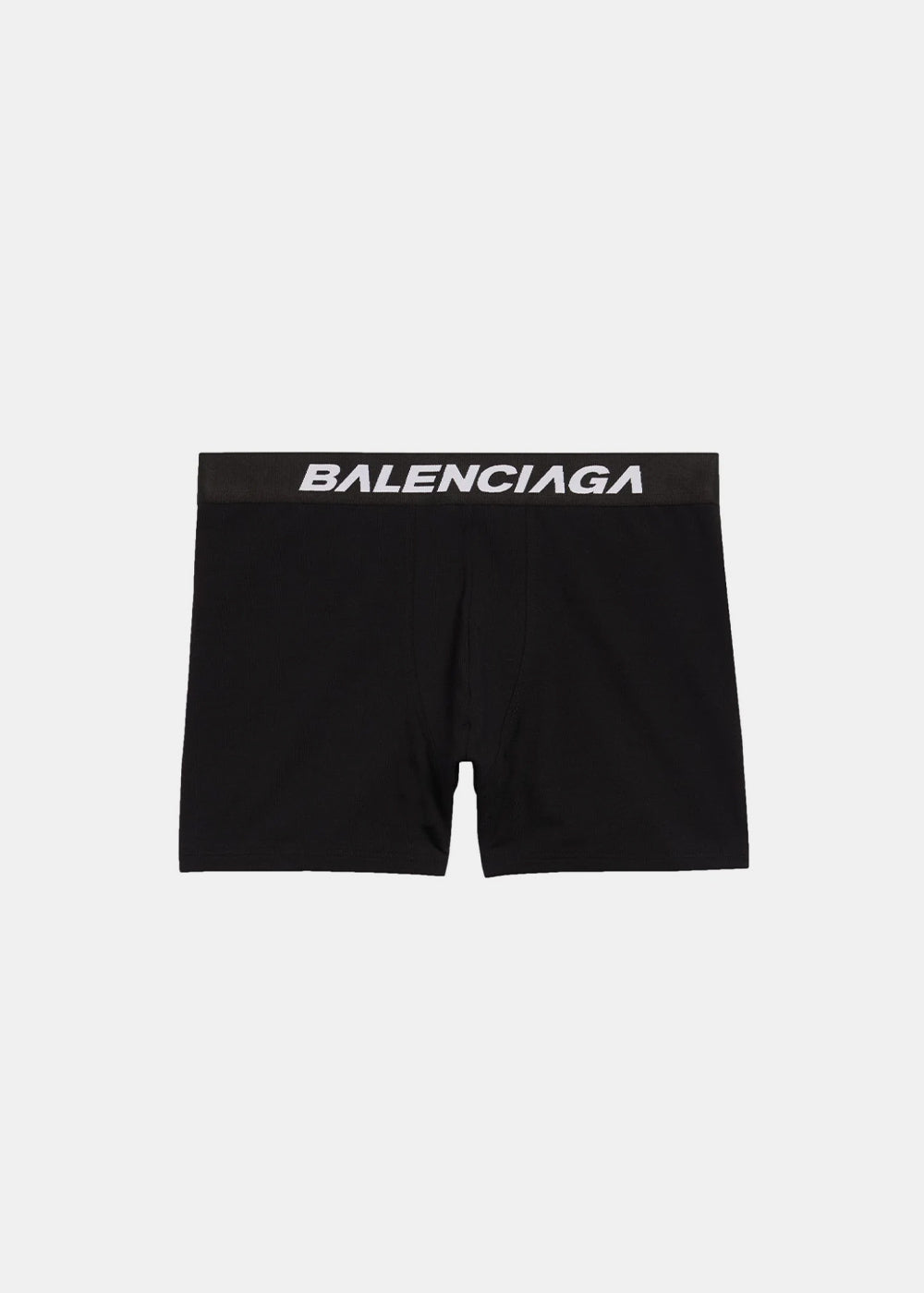 Balenciaga Racer Logo Wasitband Boxer Brief - Black | Garmentory