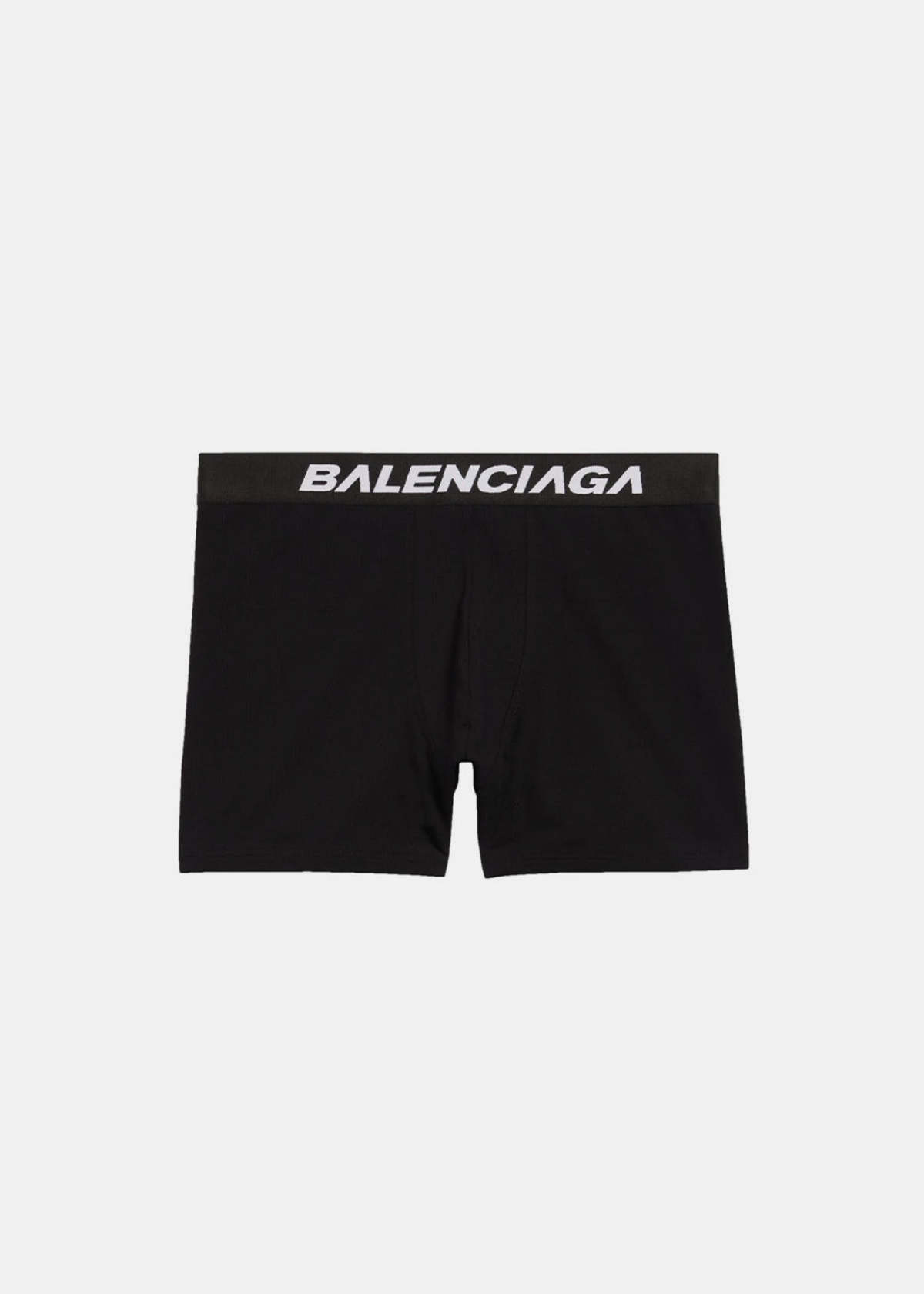 BALENCIAGA Logo Boxer Brief ブラック Balenciaga Mens Cotton Jersey Logo Boxer Briefs Black Large