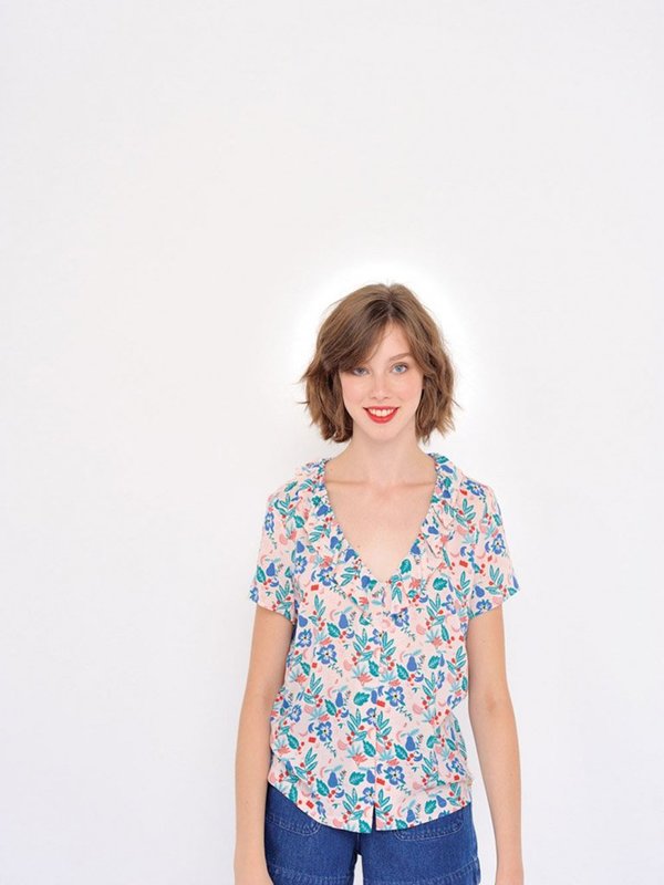 Des Petits Hauts Tanzanie Floral Blouse Des Petits Hauts Tanzanie Floral Blouse