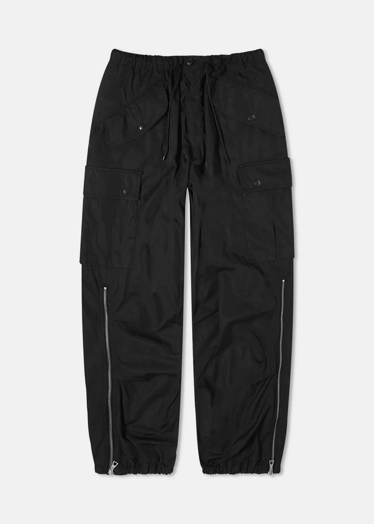 Dries Van Noten Side Zip Pentin Pants - Black | Garmentory