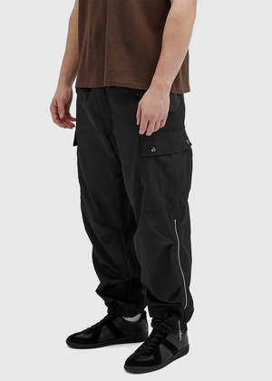 Dries Van Noten Side Zip Pentin Pants - Black | Garmentory