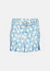 ALESSANDRA RICH Gabardine Mini Skirt - Blue Heart Print - Thumbnail 1