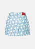 ALESSANDRA RICH Gabardine Mini Skirt - Blue Heart Print - Thumbnail 2