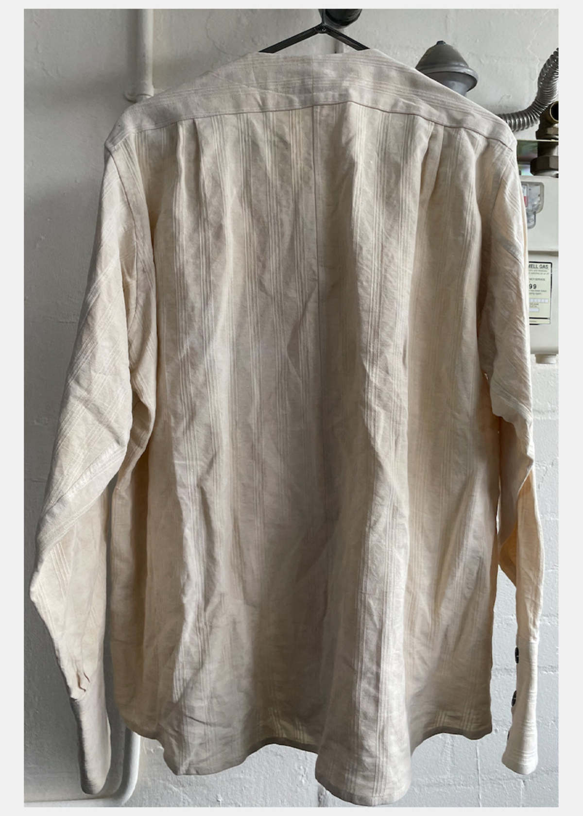 John Alexander Skelton Cream V Shirt - Cream - Image 2 of 3