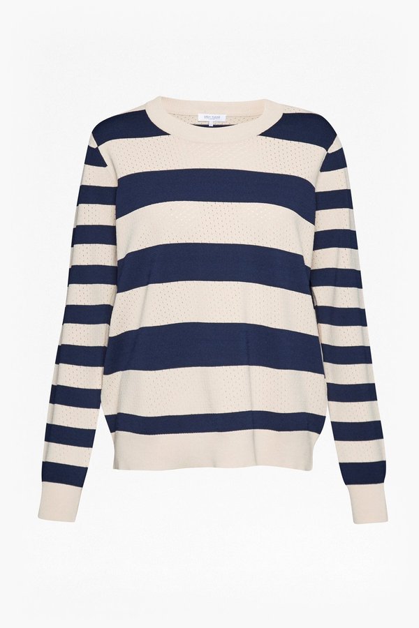 Great Plains Ronnie Stripe Knit in Navy & Cream Great Plains Ronnie Stripe Knit in Navy & Cream