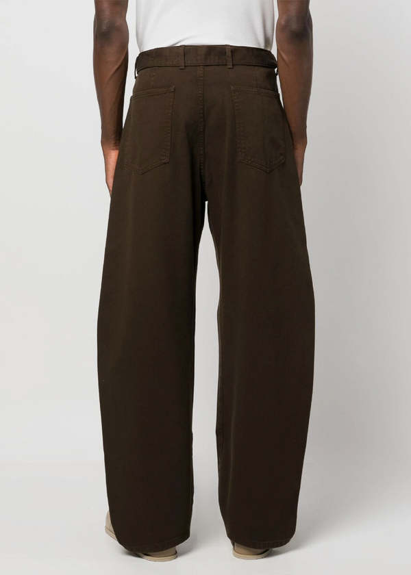 Lemaire Twisted Belted Pants - Espresso | Garmentory