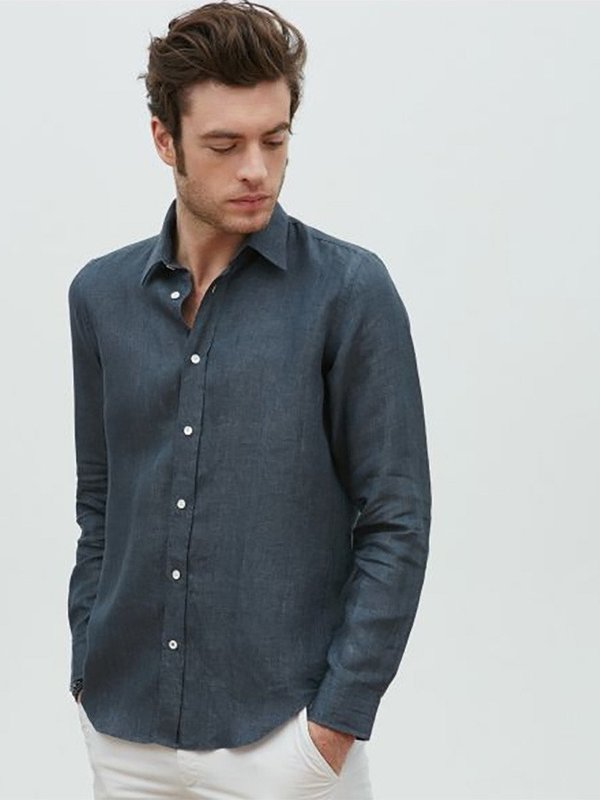 Hartford Sammy Linen in Anthracite Hartford Sammy Linen in Anthracite