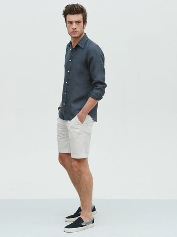 Hartford Sammy Linen in Anthracite Hartford Sammy Linen in Anthracite