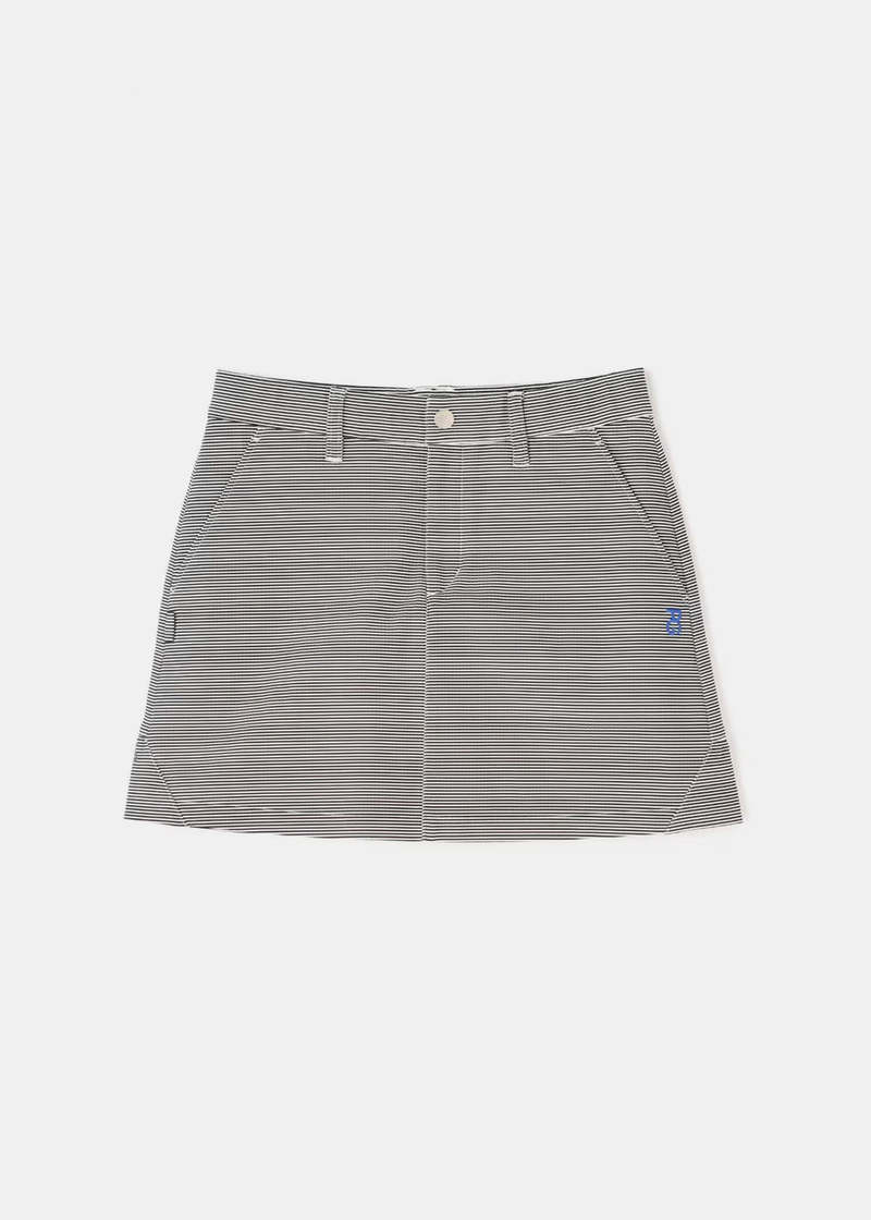 PEARLY GATES Deformed Tricot Jacquard Skirt - WHITE BASE