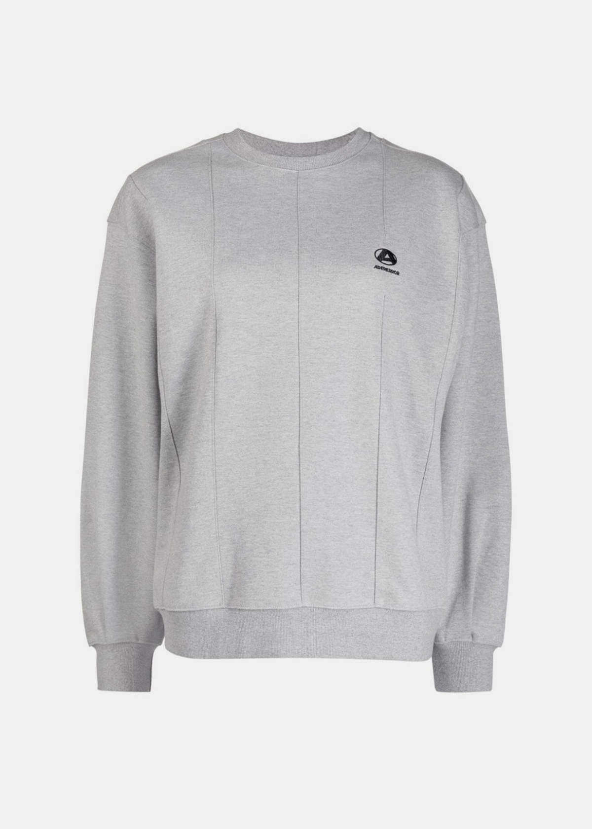 ADER ERROR Disto Logo-Embroidered Panelled Sweatshirt - Grey 