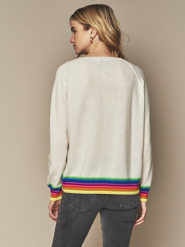 Jumper 1234 Mexican Wave Knit - WHITE Jumper 1234 Mexican Wave Knit - WHITE