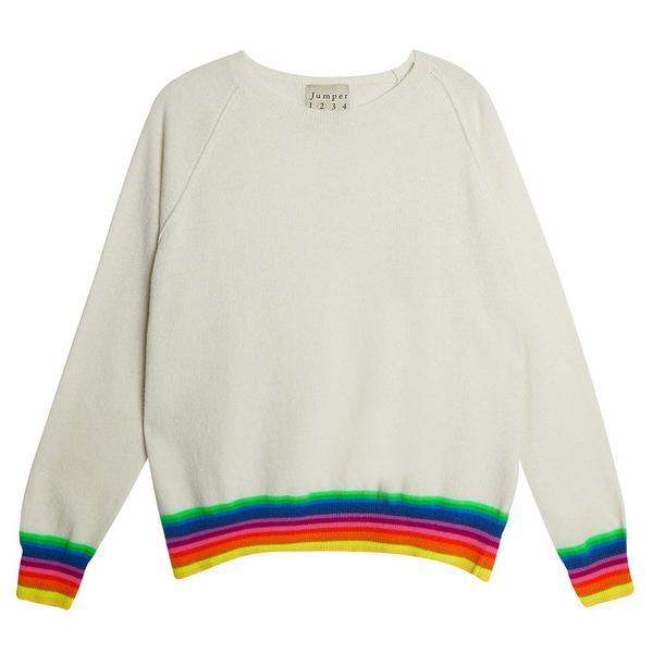 Jumper 1234 Mexican Wave Knit - WHITE Jumper 1234 Mexican Wave Knit - WHITE