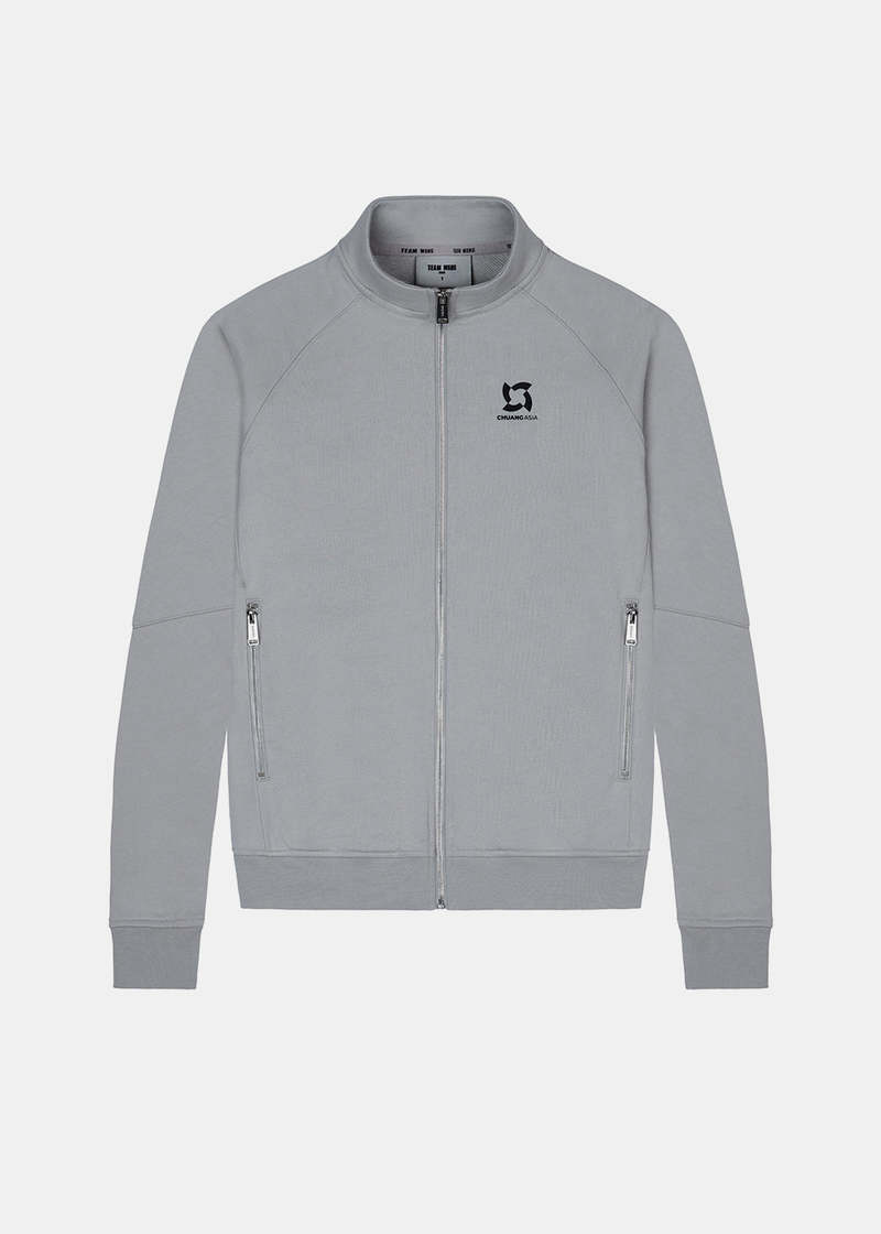Team Wang Grey Zip up Casual Jacket - Grey Team Wang Grey Zip up Casual Jacket - Grey
