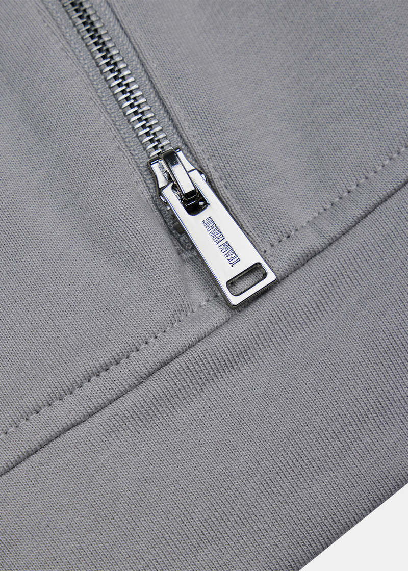 Team Wang Grey Zip up Cropped Jacket - Grey