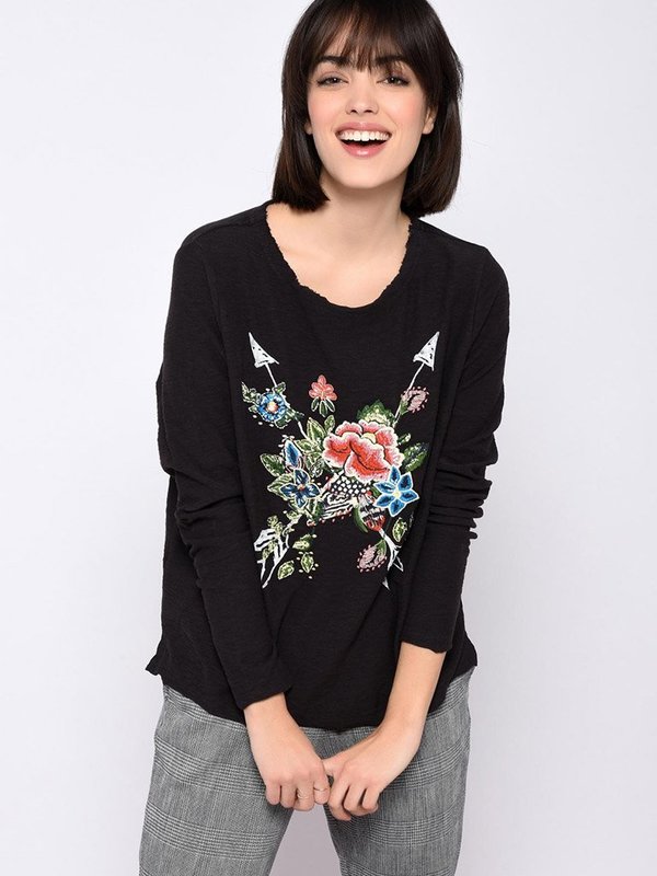 Leon & Harper Tino Indi Rose Top Leon & Harper Tino Indi Rose Top