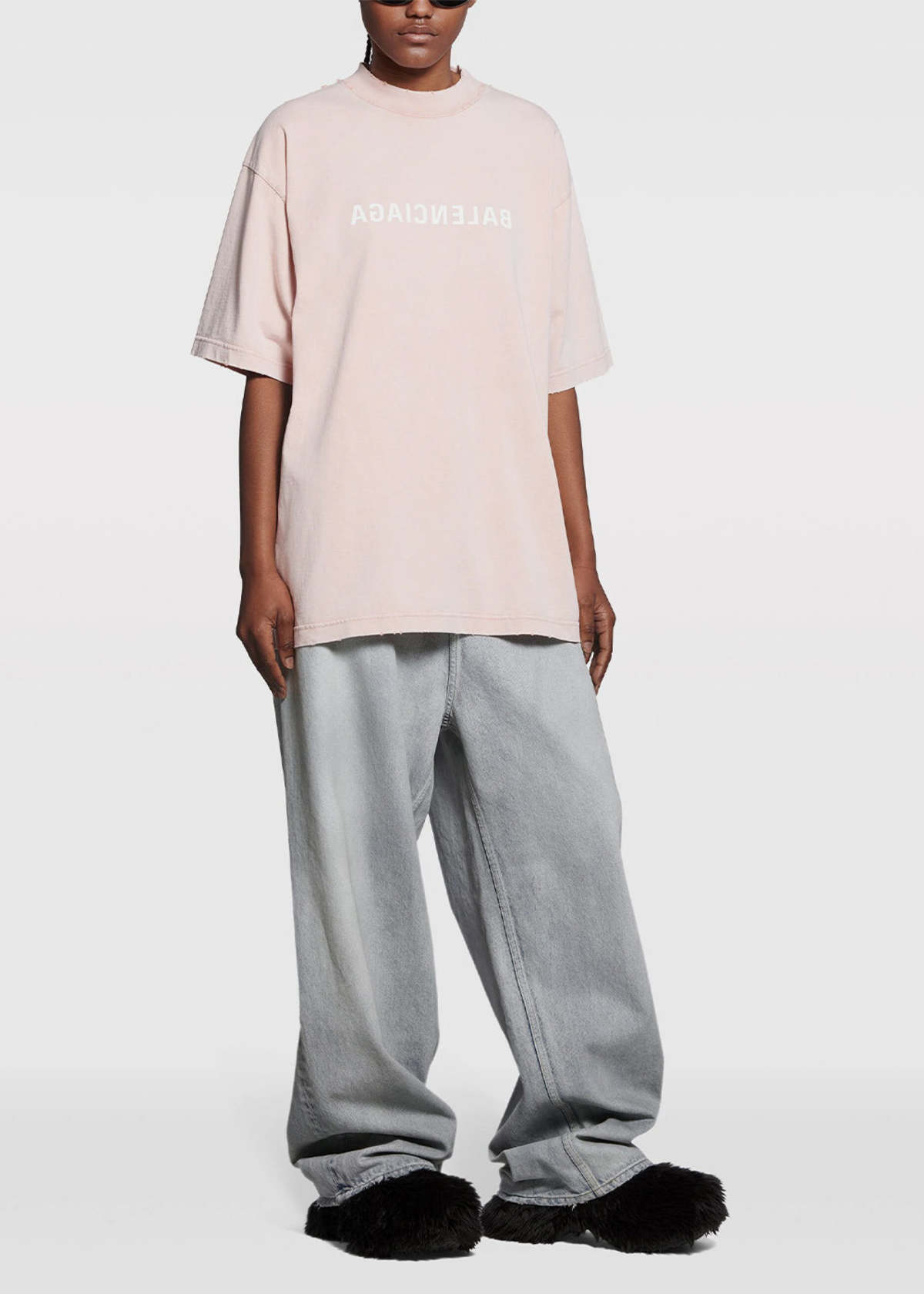 Light-Pink-Mirror-Logo-Print-T