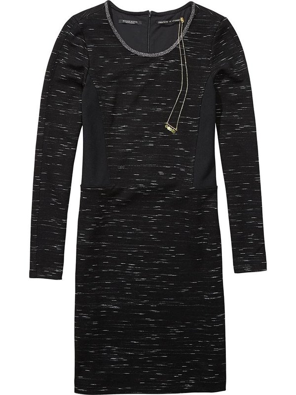 Maison Scotch Fitted Dress - black Maison Scotch Fitted Dress - black