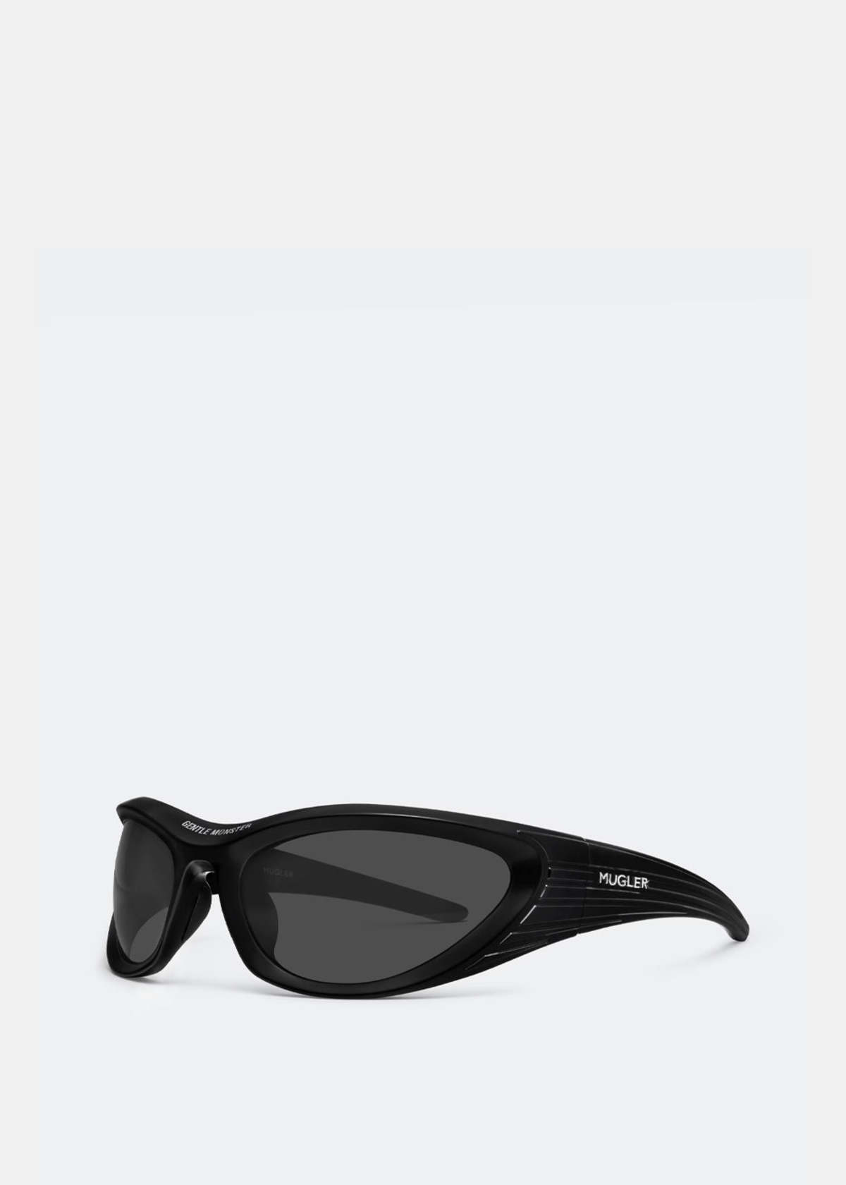 Gentle Monster Mugler Spiral Sunglasses - Black | Garmentory