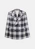 comme des garçons homme plus Check Pattern Wool Blazer - Multicolor - Thumbnail 4
