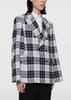comme des garçons homme plus Check Pattern Wool Blazer - Multicolor - Thumbnail 1