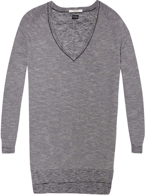 Maison Scotch Long Length Knit in Black Maison Scotch Long Length Knit in Black