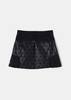 PGG Navy Nylon Stretch Taffeta X OCTA Skirt - NAVY - Thumbnail 2