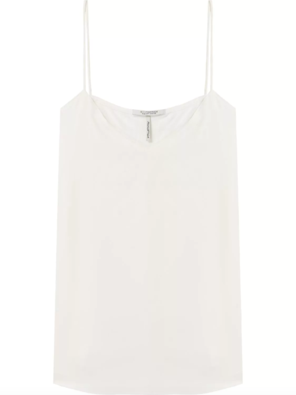 Maison Scotch Strappy Cami in White Maison Scotch Strappy Cami in White